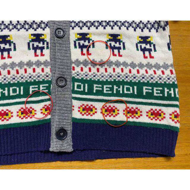 FENDI(フェンディ)の＊pepe様専用＊FENDI  カーディガン　ロボット　6A キッズ/ベビー/マタニティのキッズ服男の子用(90cm~)(カーディガン)の商品写真