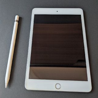 [美品]ipad mini5/64GBシルバー+Apple pencil