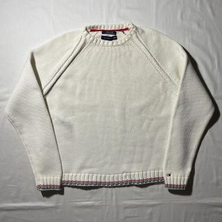 トミーヒルフィガー(TOMMY HILFIGER)の90s-00s Tommy Hilfigar コットンニット セーター(ニット/セーター)