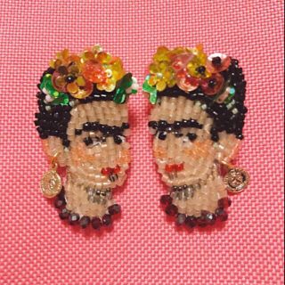 フリーダカーロ ハンドメイドピアス