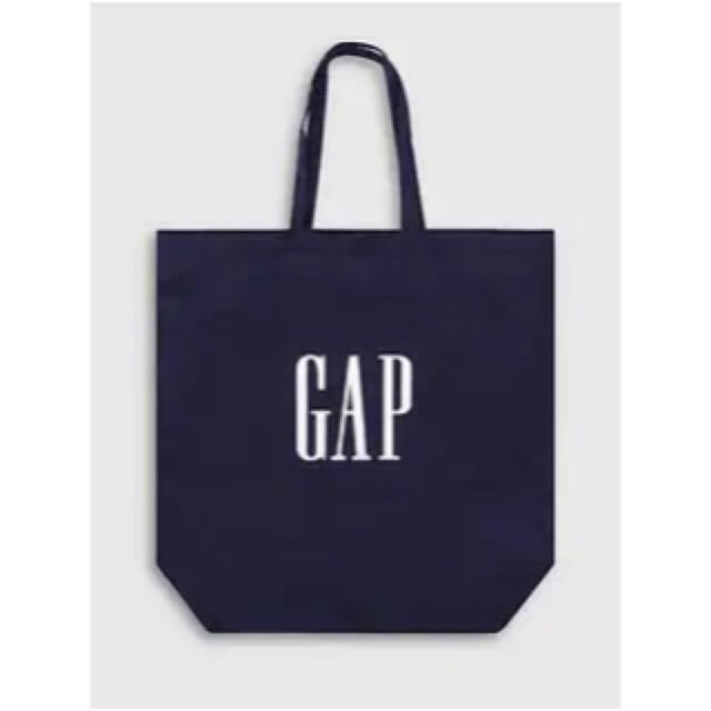 GAP(ギャップ)の新品未使用gapエコバッグ　ネイビー　コンパクト　熊柄 レディースのバッグ(エコバッグ)の商品写真