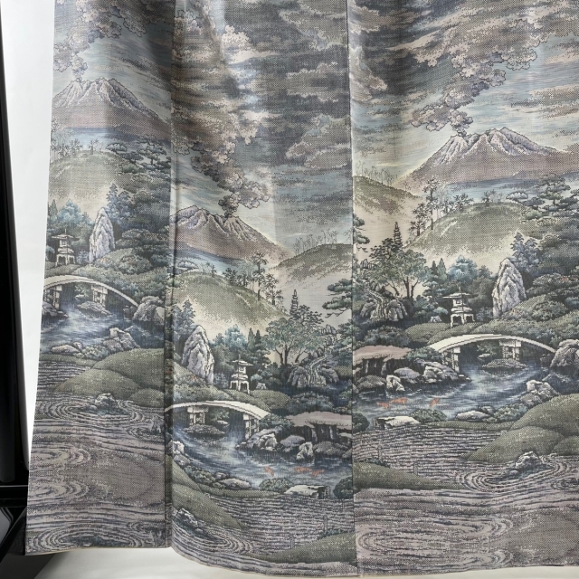 紬 美品 逸品 身丈166.5cm 裄丈62.5cm 正絹