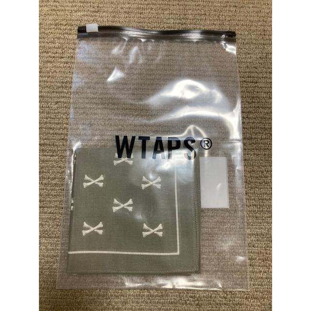 W)taps(ダブルタップス)の21AW BANDANA CROSS BONE オリーブドラブ WTAPS メンズのファッション小物(バンダナ/スカーフ)の商品写真