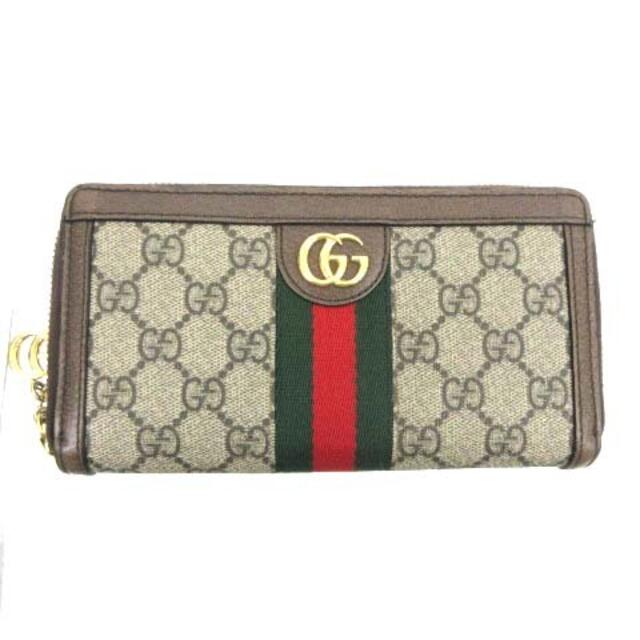 Gucci - グッチ 長財布 523154 オフディア ラウンドジップ GG