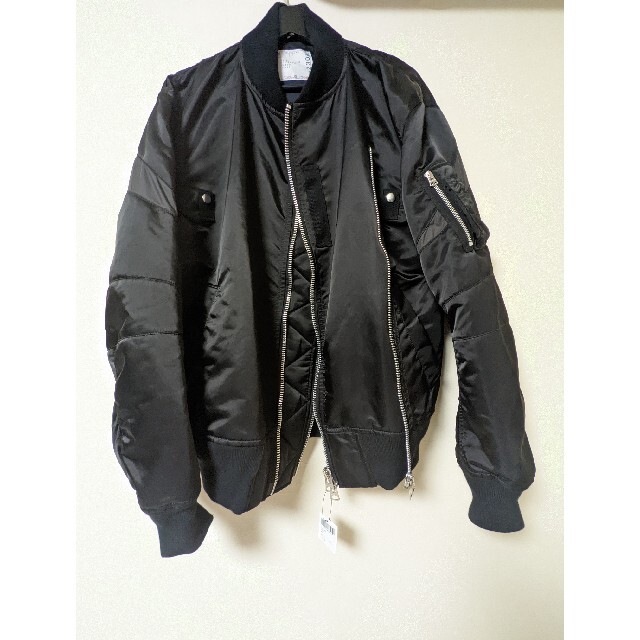 送料無料/新品】 sacai - sacai ma-1 サイズ3 ボンバージャケット 綾野