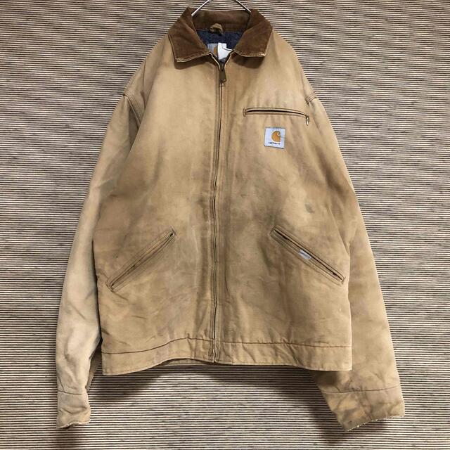 カーハート　裏地ボア　ダック地　フェード　ワンポイント　Carhartt