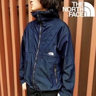 ノースフェイス コンパクト ジャケット デニム ナイロン パーカー