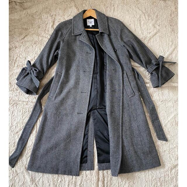 新品 ユニクロJW ANDERSONコラボデザイン ツイードコートグレー