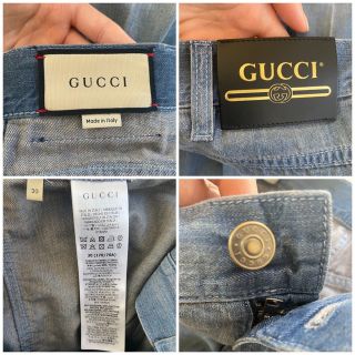 Gucci - GUCCI エコ ソラリゼーション オーガニックデニム パンツの