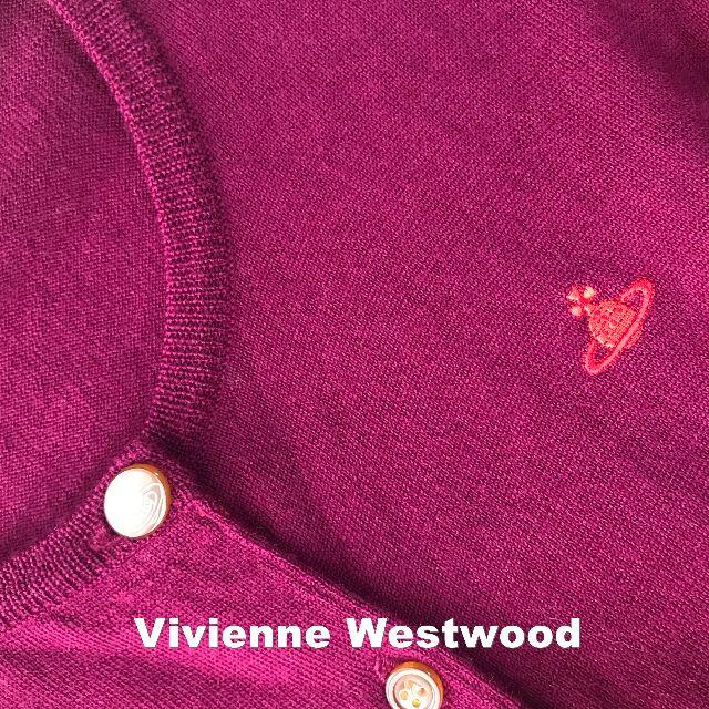 【Vivienne Westwood】刺繍ORB ORBボタン カーディガン