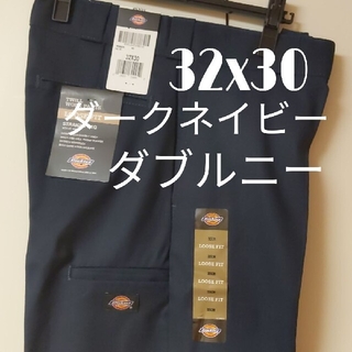 ディッキーズ(Dickies)の新品 32x30 DN ダブルニー ワークパンツ ディッキーズ ダークネイビー(ワークパンツ/カーゴパンツ)