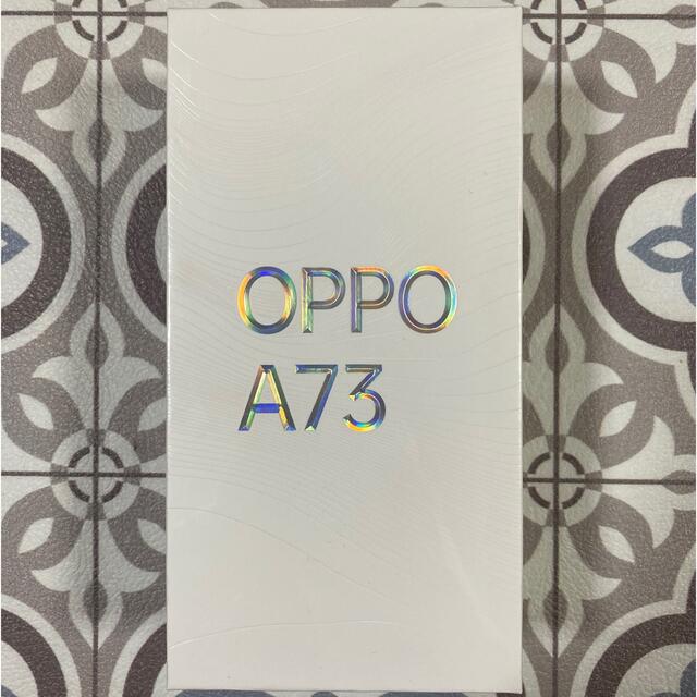 OPPO A73 simフリー　ネービーブルー急速充電対応バッテリー