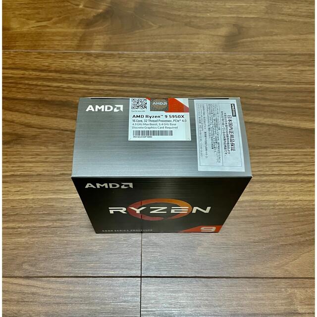 新品未開封】CPU AMD Ryzen9 5950X 国内正規品の通販 by さやはや's