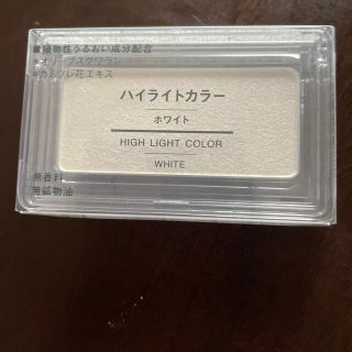 ムジルシリョウヒン(MUJI (無印良品))のハイライトカラー・ホワイト   1397771 無印良品 チーク・フェイスカラー(フェイスパウダー)