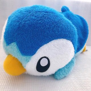 ポケモン(ポケモン)のくつろぎタイムめちゃでかポッチャマ ぬいぐるみ(ぬいぐるみ)