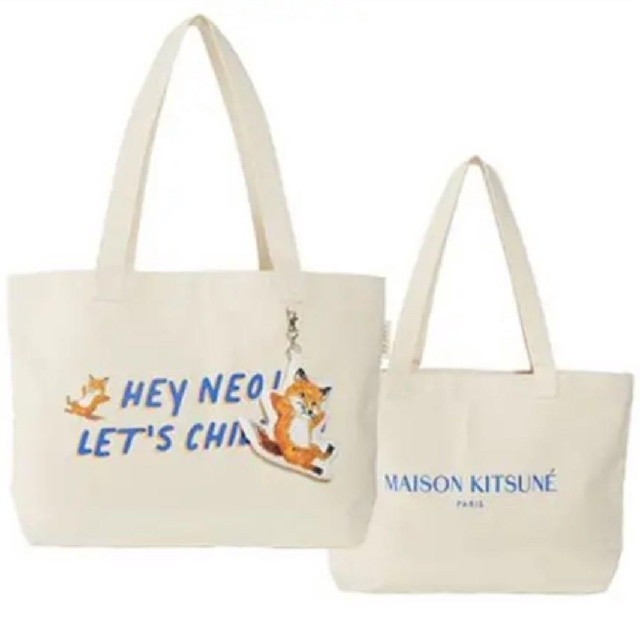 MAISON KITSUNE'(メゾンキツネ)のメゾンキツネ×ラネージュ コラボ トートバッグ レディースのバッグ(トートバッグ)の商品写真