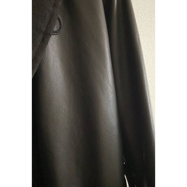 COMOLI（コモリ） レザーショール カラーコート 21aw サイズ1 メンズのジャケット/アウター(レザージャケット)の商品写真