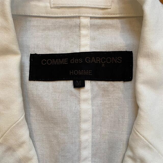 COMME des GARCONS HOMME PLUS(コムデギャルソンオムプリュス)の【1/6お値下げ】COMME DES GARÇONS HOMME ホワイト メンズのジャケット/アウター(テーラードジャケット)の商品写真