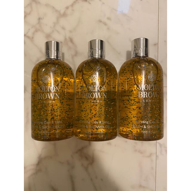 MOLTON BROWN(モルトンブラウン)のモルトンブラウン　ボディウォッシュ　新品未使用　ボディージェル　カジュー&ライム コスメ/美容のボディケア(ボディソープ/石鹸)の商品写真