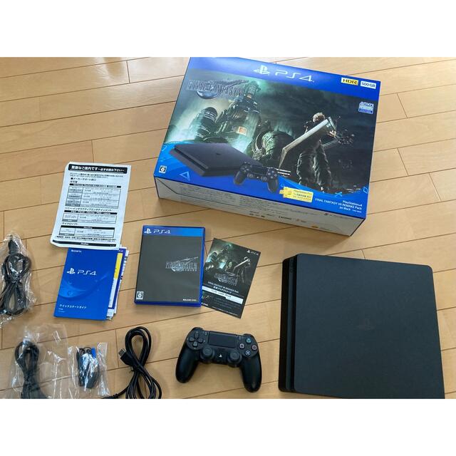 ps4 ff7 リメイクセット500GB美品　フォートナイトキーマウスセット