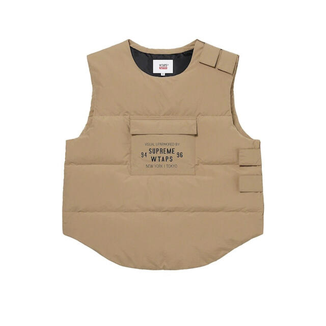 Supreme(シュプリーム)のSupreme WTAPS TACTICAL DOWN VEST 茶 XL メンズのジャケット/アウター(ダウンベスト)の商品写真