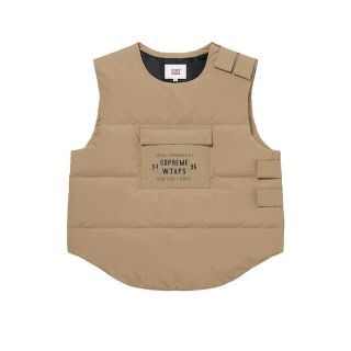 シュプリーム(Supreme)のSupreme WTAPS TACTICAL DOWN VEST 茶 XL(ダウンベスト)