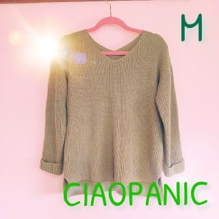 チャオパニック(Ciaopanic)のCIAOPANIC❁モスグリーンニット(ニット/セーター)