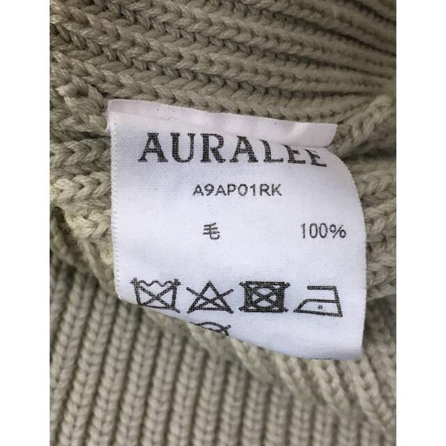 AURALEE SUPER FINE WOOL RIB KNIT BIG