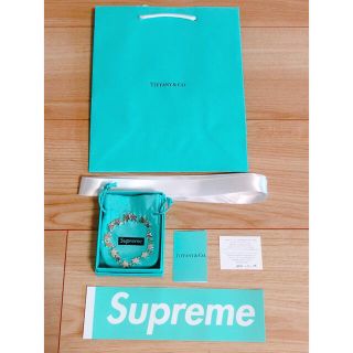 シュプリーム(Supreme)のシュプリーム　Tiffany ブレスレット　supreme＆Tiffanyコラボ(ブレスレット)