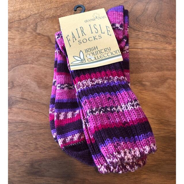 BEAMS BOY(ビームスボーイ)の【新品未使用】GRANGE CRAFT/ FAIR ISLE SOCKS レディースのレッグウェア(ソックス)の商品写真