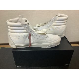 バンズボルト(VANS VAULT)のVANS × MASTERMIND × END UA SK8-HI 26cm 白(スニーカー)