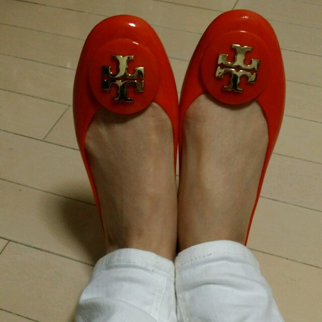 Tory Burch(トリーバーチ)の お値下げしました(^^)❗♥トリーバーチラバーフラットシューズ レディースの靴/シューズ(レインブーツ/長靴)の商品写真