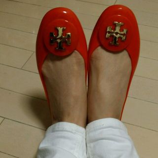 トリーバーチ(Tory Burch)の お値下げしました(^^)❗♥トリーバーチラバーフラットシューズ(レインブーツ/長靴)