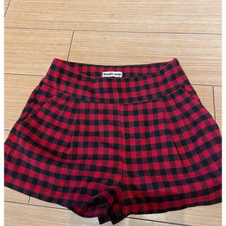 アナップ(ANAP)のSandieanap チェックショートパンツ 新品(ショートパンツ)