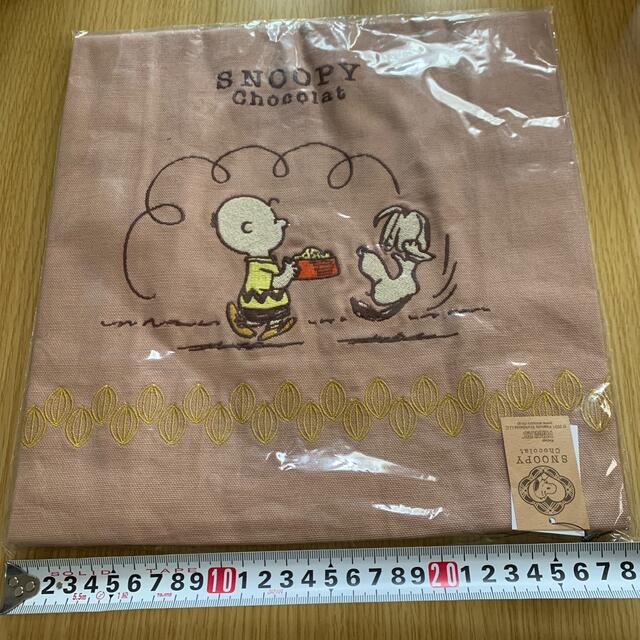 PEANUTS(ピーナッツ)のスヌーピー　刺繍キャンバスマルシェバッグ　エコバッグ　未開封 レディースのバッグ(エコバッグ)の商品写真