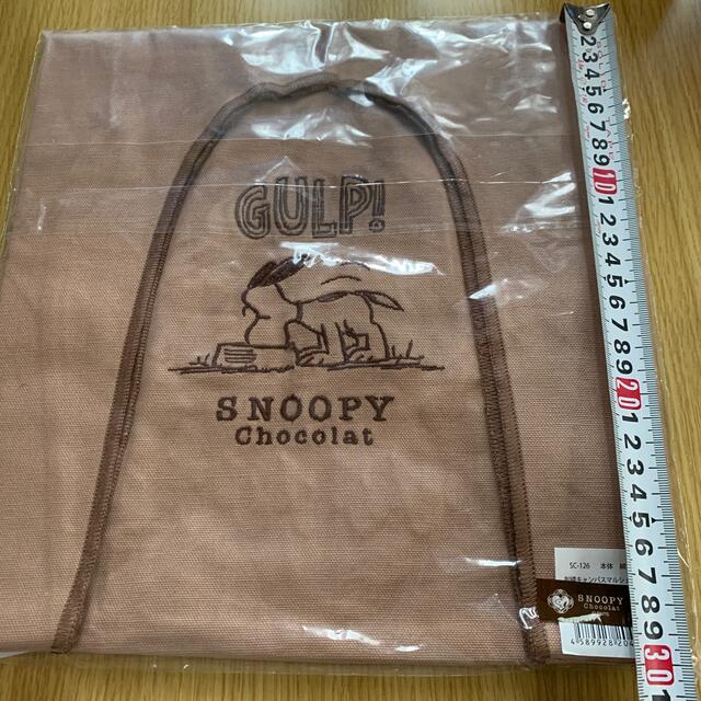 PEANUTS(ピーナッツ)のスヌーピー　刺繍キャンバスマルシェバッグ　エコバッグ　未開封 レディースのバッグ(エコバッグ)の商品写真