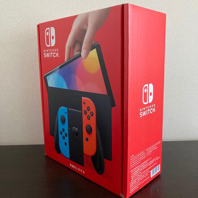 [宅送] Nintendo Switch 有機ELネオンレッド ネオンブルー 家庭用ゲーム機本体