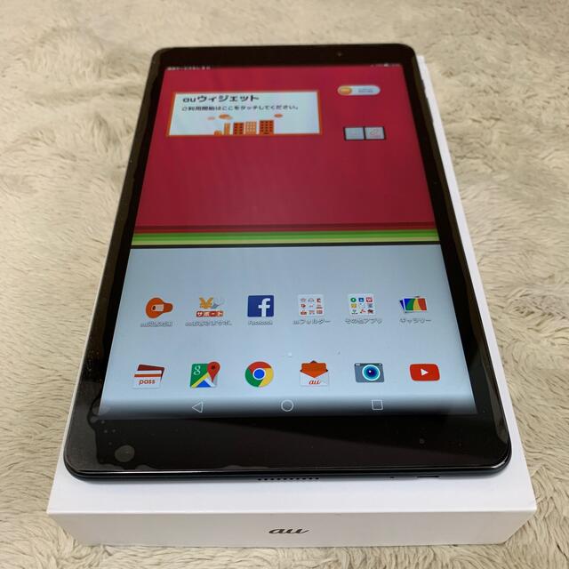 au Huawei Qua tab 02 HWT31 チャコールブラック