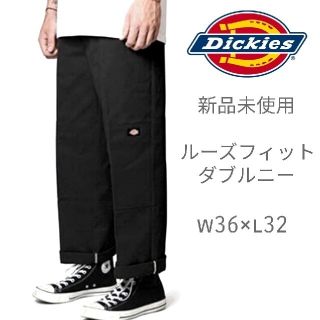 ディッキーズ(Dickies)の新品未使用 ディッキーズ USモデル ダブルニー BK W36×L32 ブラック(ワークパンツ/カーゴパンツ)