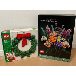 レゴ(Lego)のレゴ LEGO クリスマスリース 2-in-1 ＋ フラワーブーケ(その他)