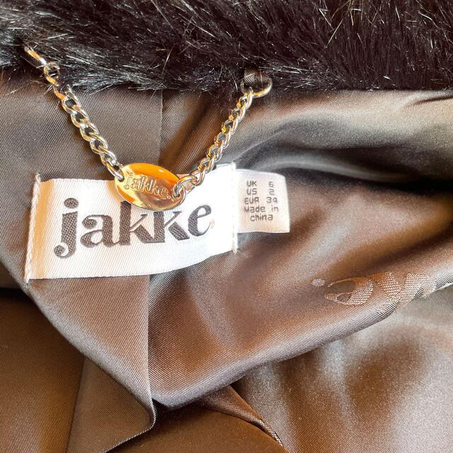 ロングファーコート　M程度　jakke 美品　ジャッキー 3