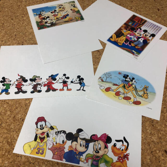 Disney(ディズニー)のディズニー 郵便ハガキ エンタメ/ホビーの声優グッズ(写真/ポストカード)の商品写真