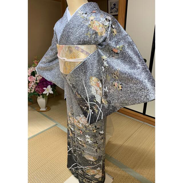 正絹 by 花うさぎ 伝統文化を大切に|ラクマ たたき染めの訪問着の通販 特価超激安