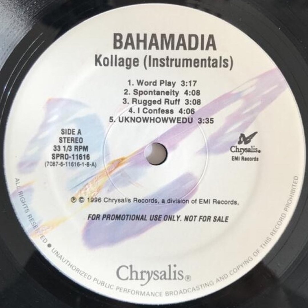 アンダーグラウンドBahamadia - Kollage (Instrumentals)