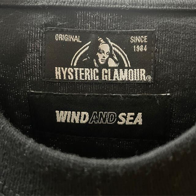 HYSTERIC GLAMOUR(ヒステリックグラマー)のHYSTERIC GLAMOUR / WIND AND SEA Tシャツ メンズのトップス(Tシャツ/カットソー(半袖/袖なし))の商品写真