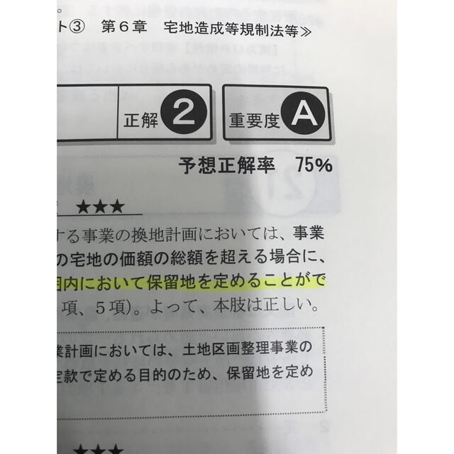 出る順宅建士当たる！直前予想模試 ２０２１年版 エンタメ/ホビーの本(資格/検定)の商品写真