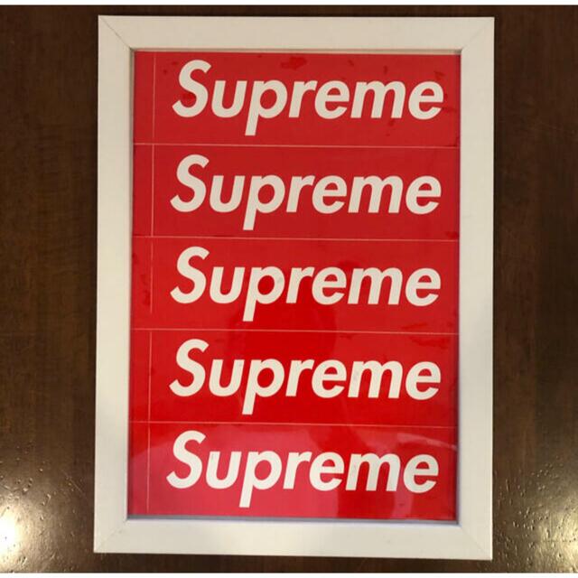 Supreme(シュプリーム)のSupreme box logo sticker ステッカー5枚 メンズのファッション小物(その他)の商品写真