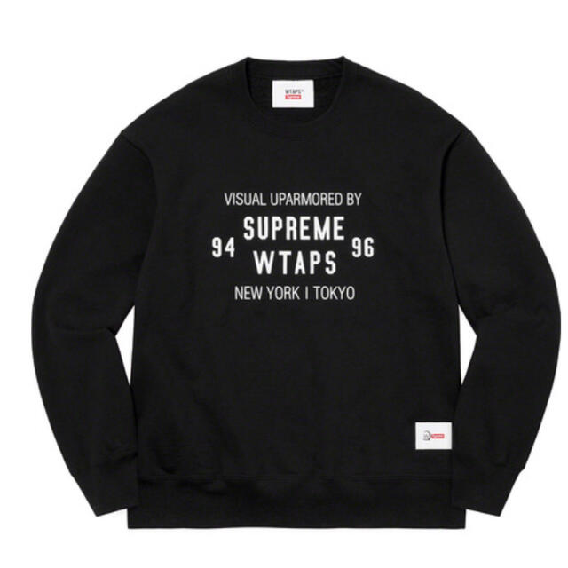 Supreme(シュプリーム)のSupreme Wtaps crewneck Black サイズS メンズのトップス(スウェット)の商品写真