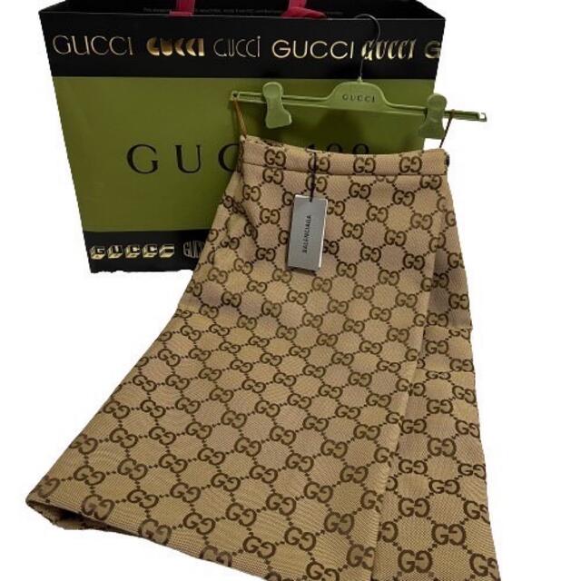 美しい Gucci - 【値下げ中】 GUCCI×BALENCIAGA マキシGG スカート