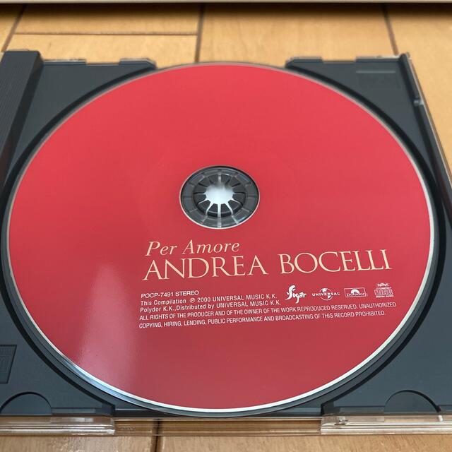 アンドレア・ボチェリ　CD  ペルアモーレ　Pe r Amore エンタメ/ホビーのCD(ポップス/ロック(洋楽))の商品写真